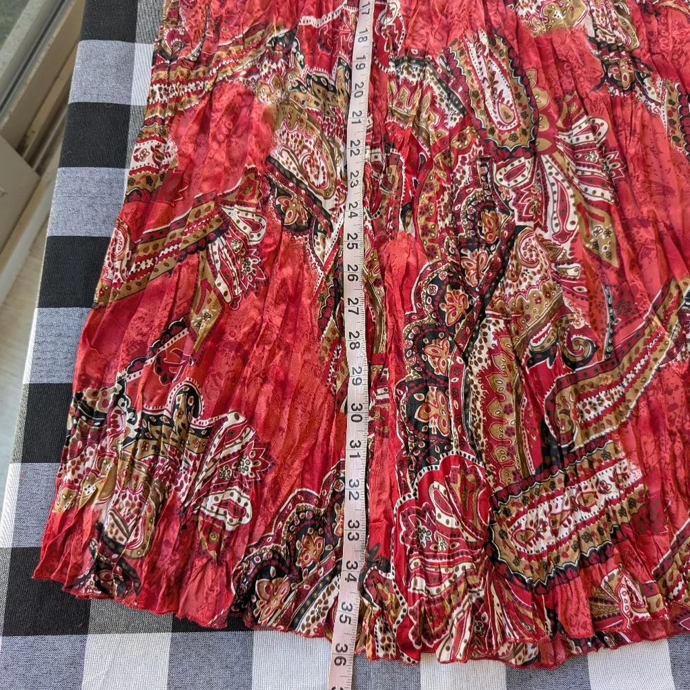 Vintage Maxi Crinkle Skirt, The Travel Collection - Picture 6 of 7